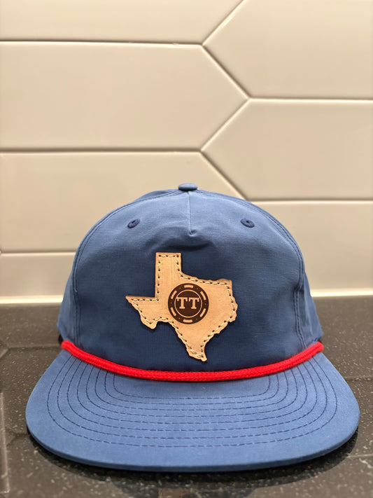 TTO texas Hat- Blue (Light Leather)